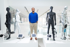 Graduate student David Hill at the MIT Media Lab