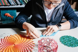 “I love all the math that I'm doing,” Lu explains. “But I also want to do something a lot more constructive, and be able to build things and apply my technical knowledge in a hands-on manner.”
