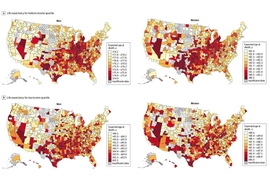 A new study co-authored by MIT researchers has shown strong associations between wealth and longevity in the United States. 