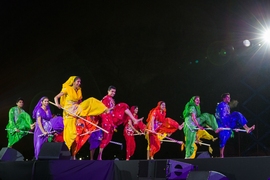 Many dance styles were on display during the Moving Day Pageant, from traditional to modern.