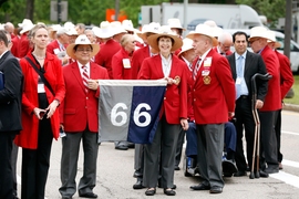 Members of the Class of 1966 gathered at MIT’s 2016 Commencement ceremony.