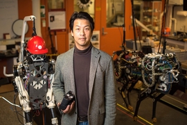 “Say there are toxic gases leaking in a building, and you need to close a valve inside, but it’s dangerous to send people in,” says Sangbae Kim, associate professor of mechanical engineering at MIT. “Now, there is no single robot that can do this kind of job. I want to create a robotic first responder that can potentially do more than a human and help in our lives.” 
