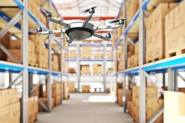 MIT researchers have developed a system that enables small, safe, aerial drones to read RFID tags in large warehouses at a distance of several meters, while identifying the tags’ locations with an average error of about 19 centimeters.
