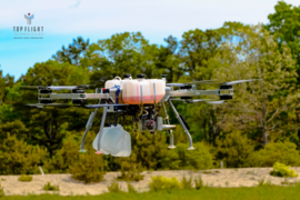 New hybrid gas-to-electric drones from MIT spinout Top Flight Technologies offer an order-of-magnitude increase in range, payload size, and power over battery-powered counterparts. The drones may pave the way for package delivery and human flight.
