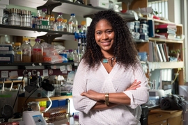 PhD student Tsehai Grell believes the variety of MIT students’ experiences and perspectives is one of the Institute’s greatest qualities. “When you don’t have diversity of thought and experiences, you are missing out on a number of problems and potential solutions, especially in the research lab,” she says.
