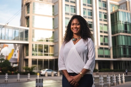 PhD student Tsehai Grell believes the variety of MIT students’ experiences and perspectives is one of the Institute’s greatest qualities. “When you don’t have diversity of thought and experiences, you are missing out on a number of problems and potential solutions, especially in the research lab,” she says.
