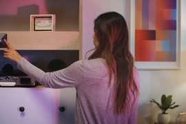 Users control the Ori system through a control hub plugged into a wall, or through a mobile app or a smart home system, such as Amazon’s Echo.