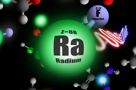 Researchers at MIT and elsewhere have combined the power of a super collider with techniques of laser spectroscopy to precisely measure a short-lived radioactive molecule, radium monofluoride, for the first time. 