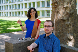 Clara Sousa-Silva with co-author Janusz Petkowski