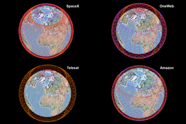 satellites from different companies