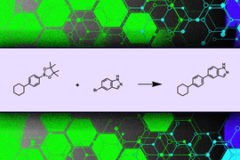 machine learning molecule graphic