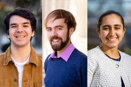 Headshots of Jack Cook, Matthew Kearney, and Jupneet Singh, placed side by side