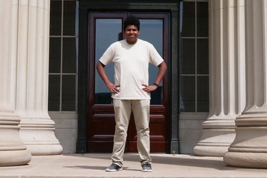 Meucci Ilunga spent his summer in the MIT Department of Biology researching protein interactions as part of MIT’s Summer Research Program.